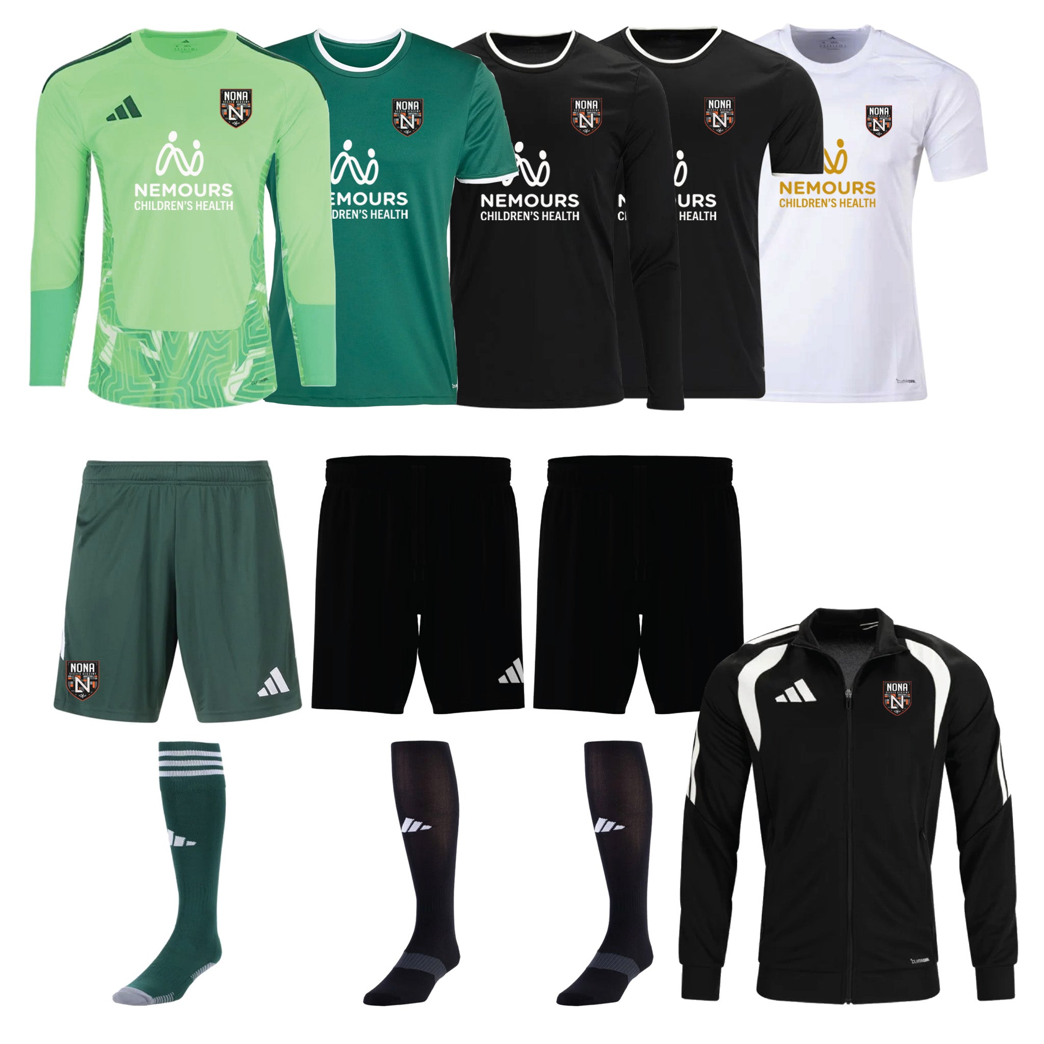 Nona Soccer Academy - Goalkeeper - Competitive / EVO Mandatory Kit