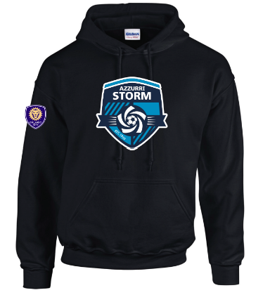 Azzurri Shield Hoody - Black