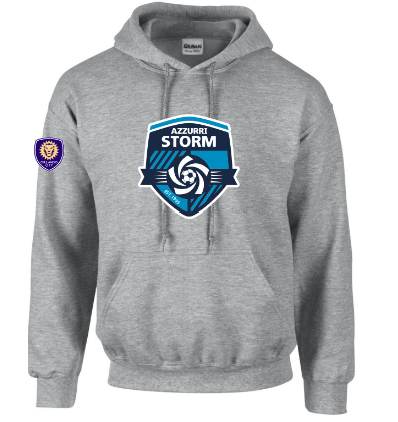 Azzurri Shield Hoody - Grey